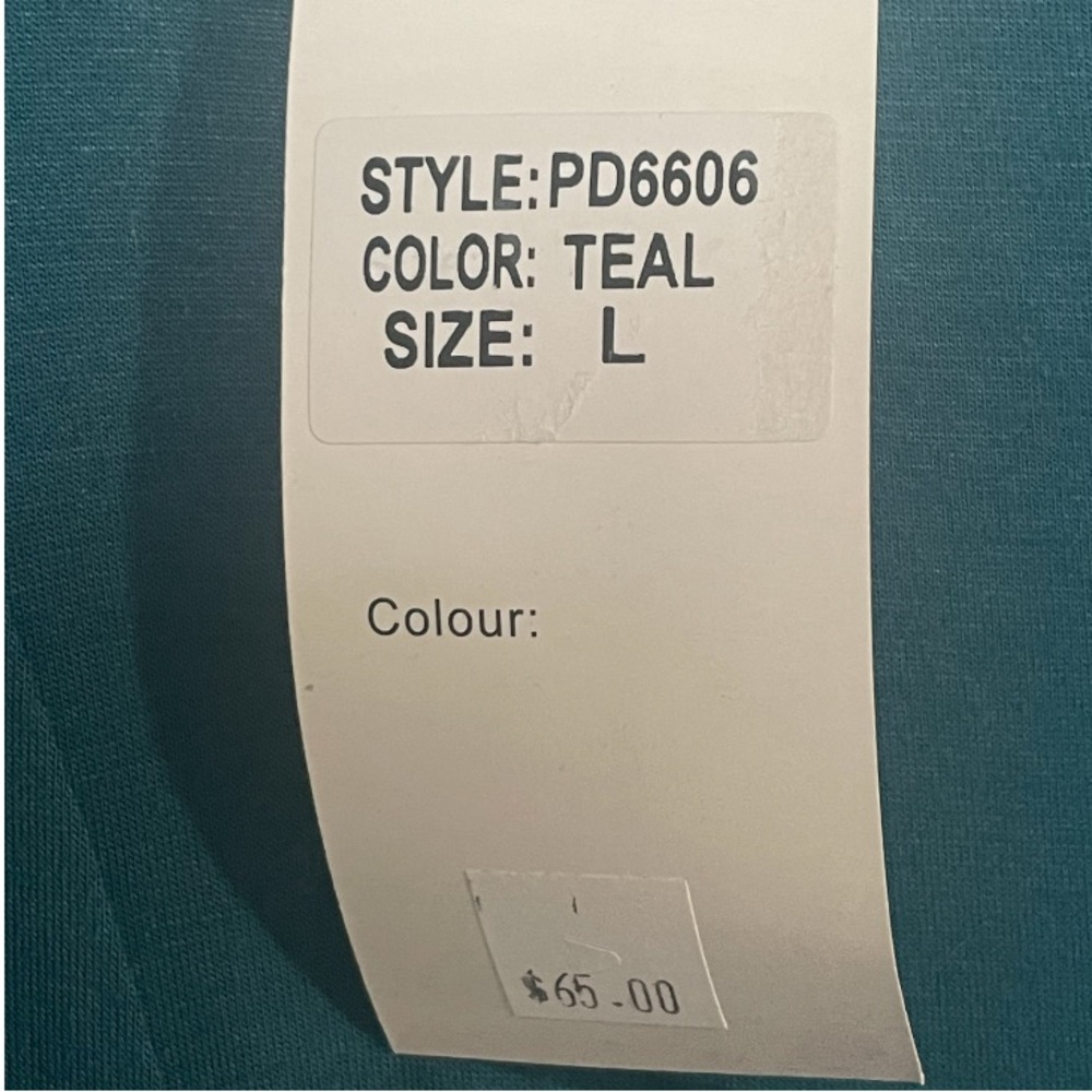 Papillon Tulip Hem Teal Dress Large Sleeveless - Picture 3 of 9